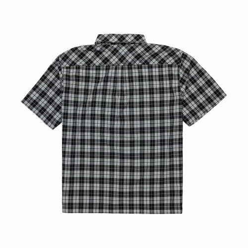 Chemise à Manches Courtes New Era Check Noir unisex - New Era Cap - Modalova