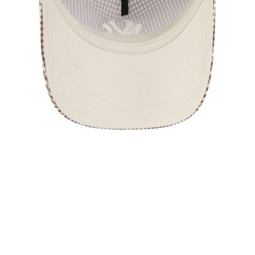 Casquette 9TWENTY A-Frame Check New York Yankees MLB Marron unisex - New Era Cap - Modalova