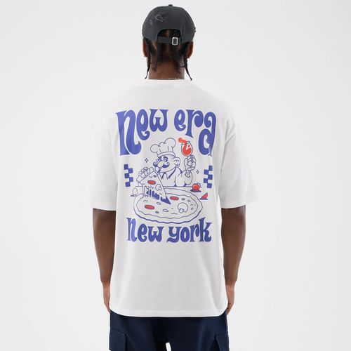 T-shirt Oversize New Era Fun Pizza Graphic Blanc unisex - New Era Cap - Modalova