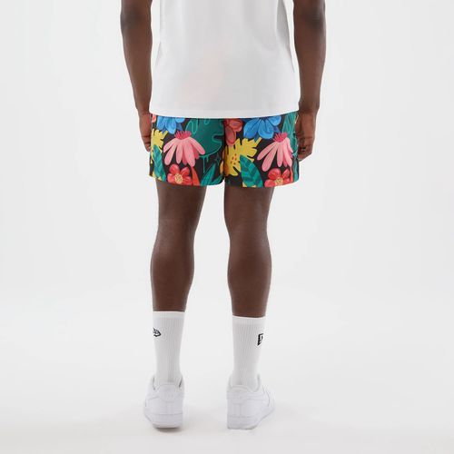 Short de Bain Floral New Era Noir unisex - New Era Cap - Modalova