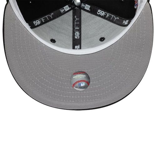 Casquette 59FIFTY Fitted Chicago White Sox MLB Cooperstown Noir unisex - New Era Cap - Modalova