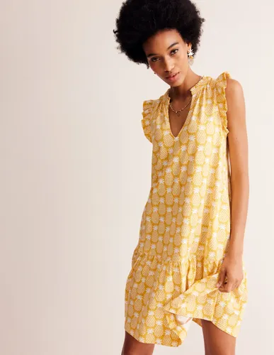 Robe courte Daisy volantée en jersey - Boden - Modalova