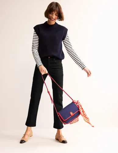 Jean slim taille mi-haute- délavé - Boden - Modalova