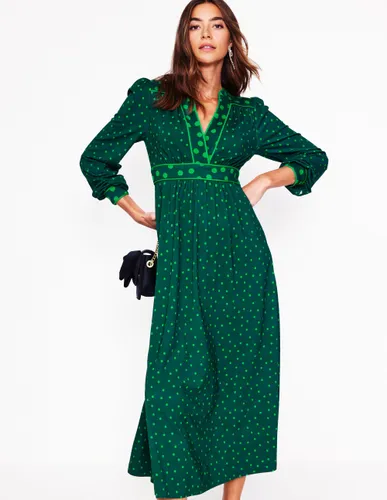 Robe à motif pêle-mêle en point de Rome-Clairière, pois abstraits - Boden - Modalova