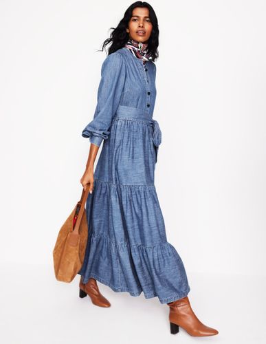 Robe longue Alba en jean - Boden - Modalova