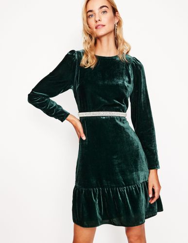 Robe courte en velours-Clairière - Boden - Modalova