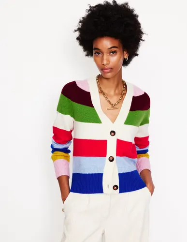 Gilet Olivia en laine mérinos-Multi, arc-en-ciel - Boden - Modalova