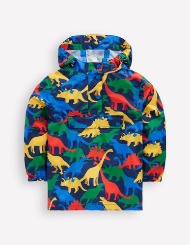 Poncho de pluie-Dinos multi bleu marine universitaire - Boden - Modalova