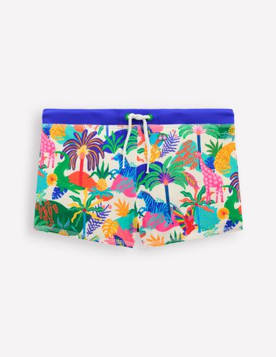 Short de bain-Jungle multi ivoire - Boden - Modalova