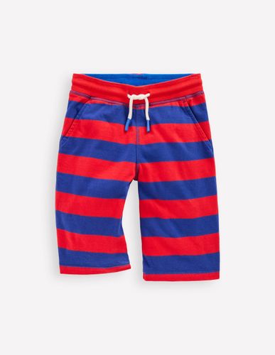 Short baggy en jersey-Rouge coquelicot/bleu saphir - Boden - Modalova