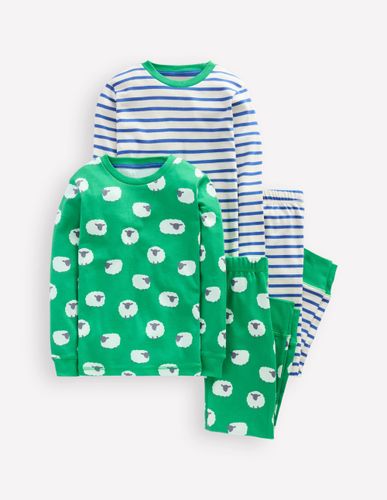 Pyjamas douillets-Mouton vert trinité - Boden - Modalova