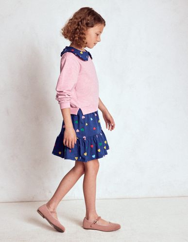 Robe-sweat 2-en-1-Cœurs bleu tribord multi - Boden - Modalova