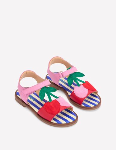 Sandales fun en cuir-Cerises - Boden - Modalova