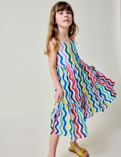 Robe Aurelia tournoyante à volants-Vague multi - Boden - Modalova