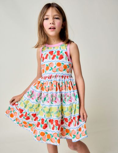 Robe Harlow avec détails au dos-Rayé fruits arc-en-ciel - Boden - Modalova