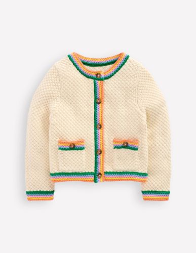 Veste Libby en maille de coton-Arc-en-ciel - Boden - Modalova