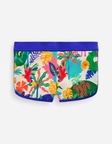 Short de bain à motif-Jungle multi ivoire doux - Boden - Modalova