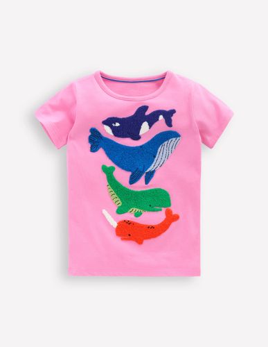 Bay Bouclé-T-Shirt-Vintage-Mauve Wale - Boden - Modalova