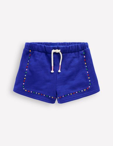 Short en jersey à pompons-Black - Boden - Modalova
