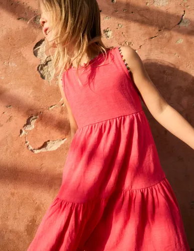 Robe en jersey Ali à pompons-Rose fandango - Boden - Modalova