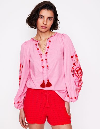 Top brodé Nia-Aristocratic Blue - Boden - Modalova