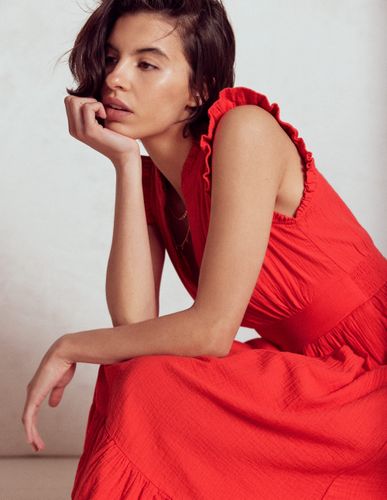 Robe midi Wren double-étoffe-Mini Ecru - Boden - Modalova