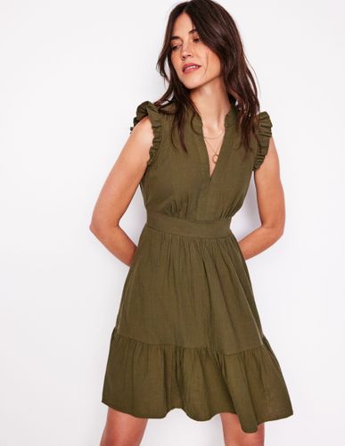 Robe courte Wren double-étoffe-Vert des bois - Boden - Modalova