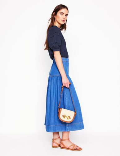 Top Maisy à détails zigzag-Bleu Marine - Boden - Modalova