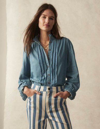 Blouse Felicity en jean Femme Boden - Boden - Modalova