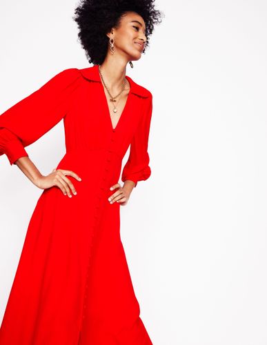 Robe style 40s à col- coquelicot - Boden - Modalova
