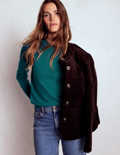 Pull Briony à détails cousus-Vert canard - Boden - Modalova