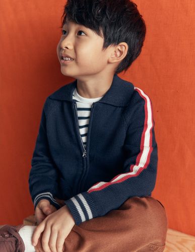Garçons Pull élégant à fermeture zippée en Taille 3-4 ans - Boden - Modalova