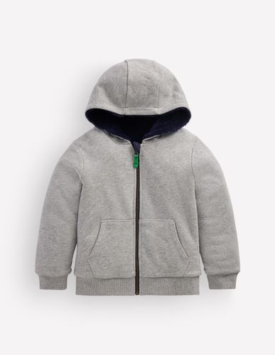 Garçons Sweat à capuche réversible en borg en Taille 3-4 ans - Boden - Modalova