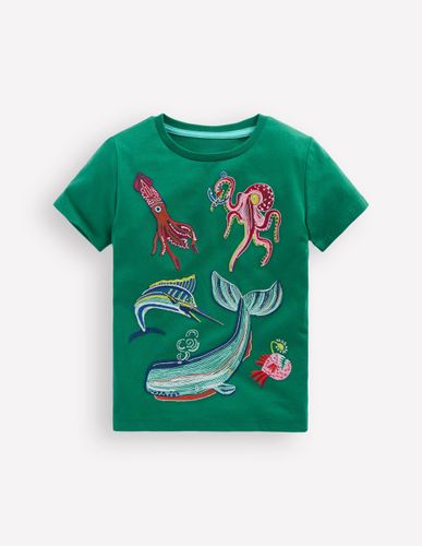 Garçons T-shirt phosphorescent à super surpiqûres en Taille 4-5 ans - Boden - Modalova