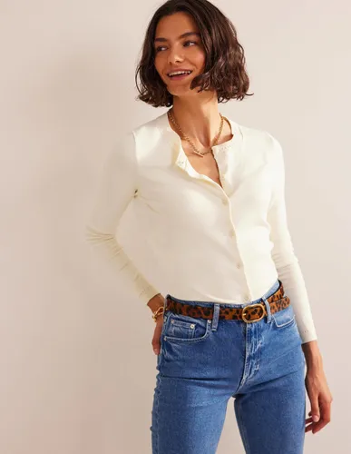 Cardigan Catriona en coton-Black - Boden - Modalova