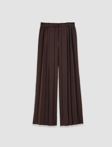 Tibre Airy Plissé Trousers - Regular / 34 - Joseph - Modalova