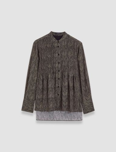 Albin Crepe de Chine Print Silk Blouse - 32 - Joseph - Modalova