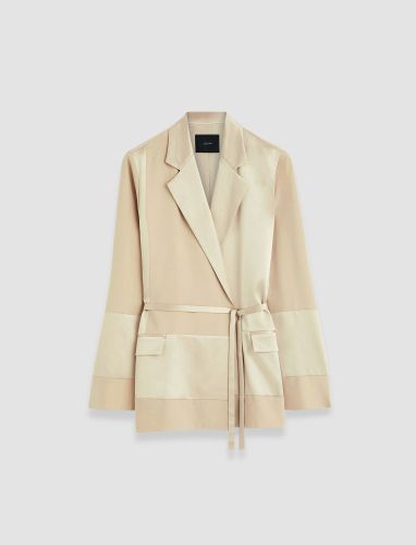 Amelia Shiny Matte Satin Jacket - 32 - Joseph - Modalova
