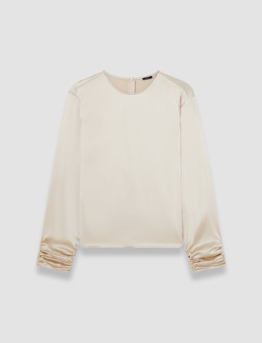 Anna Ruched Silk Satin Blouse - 32 - Joseph - Modalova