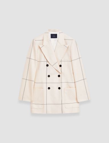 Wool Tartan Leandre Jacket - Regular / 34 - Joseph - Modalova