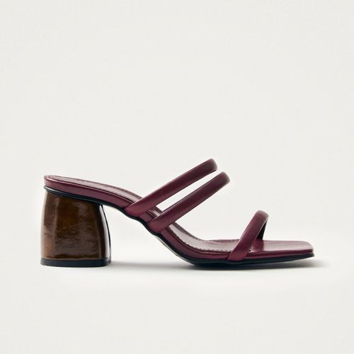 Indiana Bare Sandales en Cuir Bordeaux - ALOHAS - Modalova