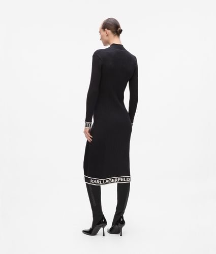 Robe En Maille Avec Logo, , , Taille: M - Karl Lagerfeld - Modalova