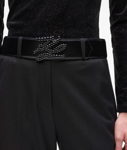 Ceinture À Strass K/autograph, , , Taille: 65 - Karl Lagerfeld - Modalova