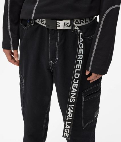 Ceinture En Toile Réversible, , , Taille: One Size - KL Jeans - Modalova