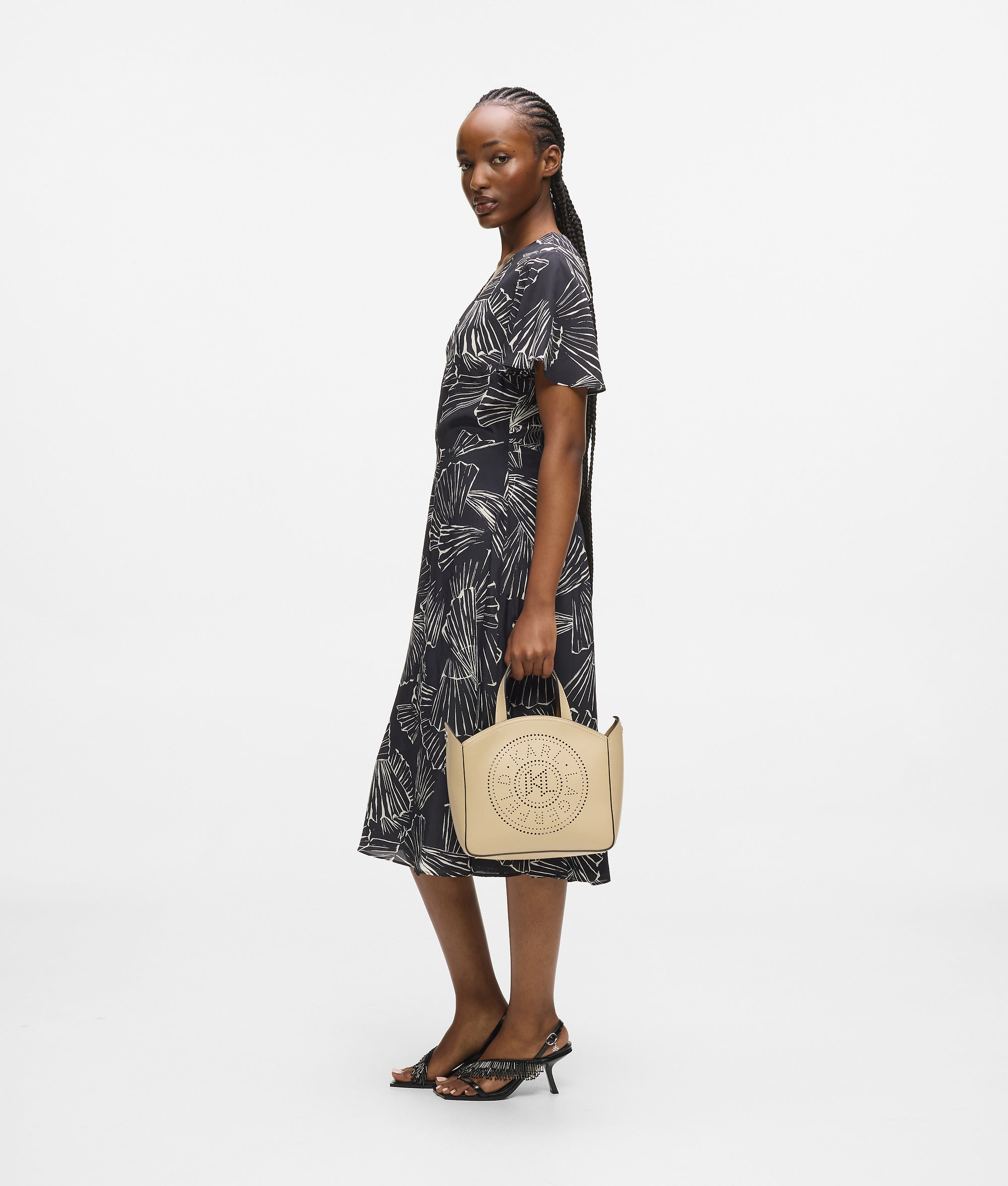 Petit Sac Cabas Perforé K/circle, , , Taille: One Size - Karl Lagerfeld - Modalova