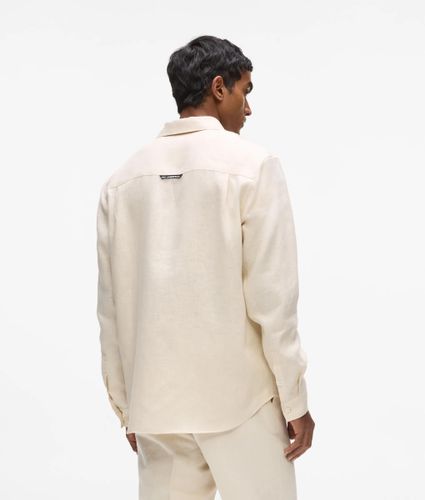 Chemise En Lin Monogram, , , Taille: S - Karl Lagerfeld - Modalova