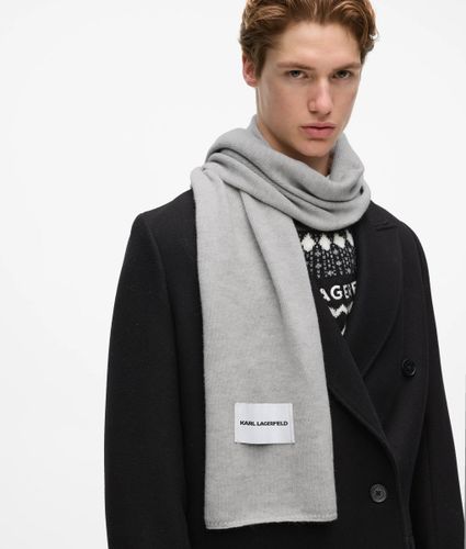 Écharpe En Jersey Avec Logo, , , Taille: One Size - Karl Lagerfeld - Modalova