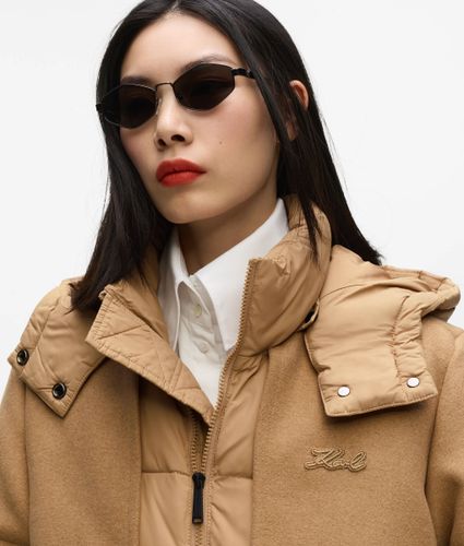 Doudoune Longue Ceinturée, , , Taille: Xs - Karl Lagerfeld - Modalova