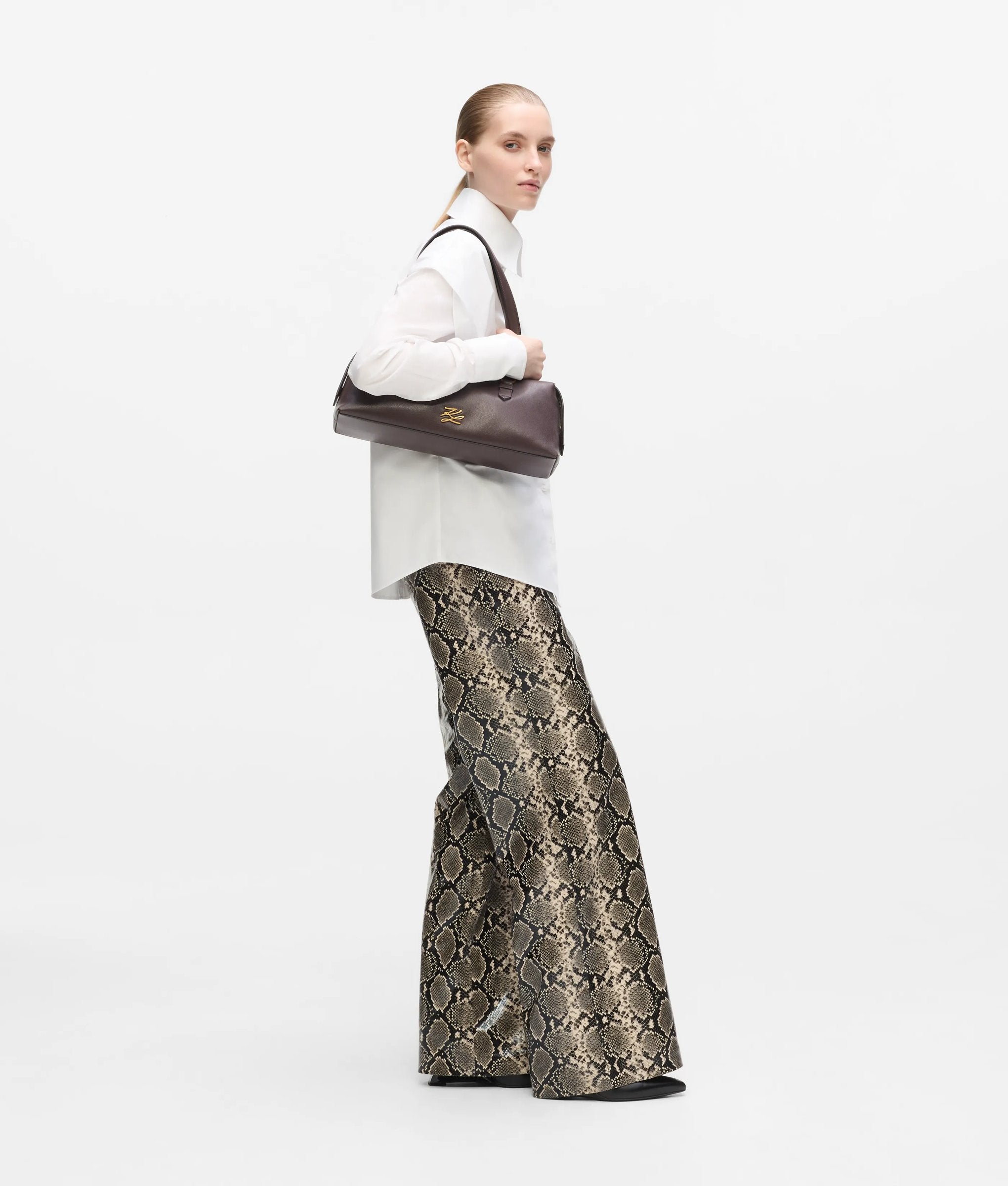 Sac Bowling De Taille Moyenne K/autograph, , , Taille: One Size - Karl Lagerfeld - Modalova