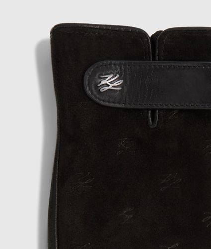 Gants En Daim K/autograph, , , Taille: S - Karl Lagerfeld - Modalova